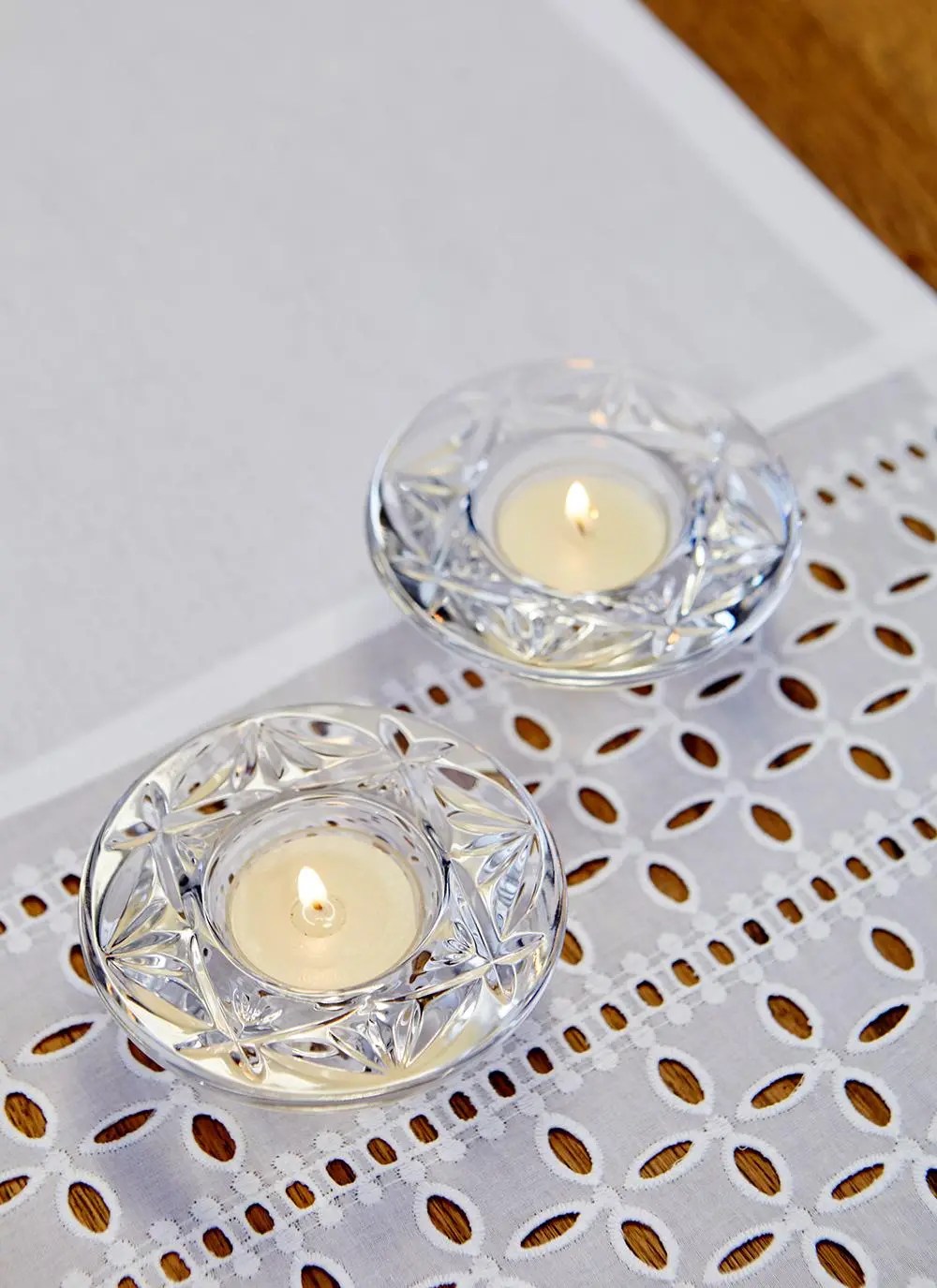 Waterford Crystal Set of 2 Votives Blarney